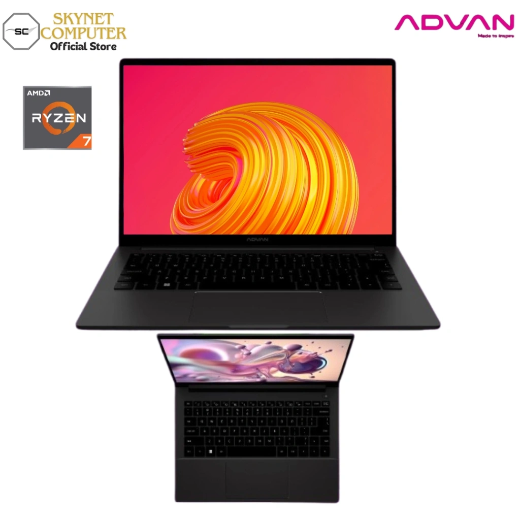 ADVAN AI GEN Amd Ryzen 7 8845HS RAM32GB SSD2TB 14'' Ips Windows 11