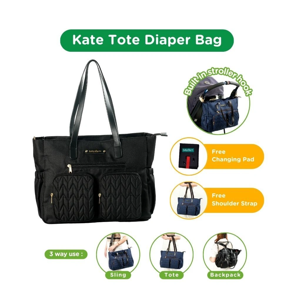 BabyGO Inc Kate Tote Diaper Bag