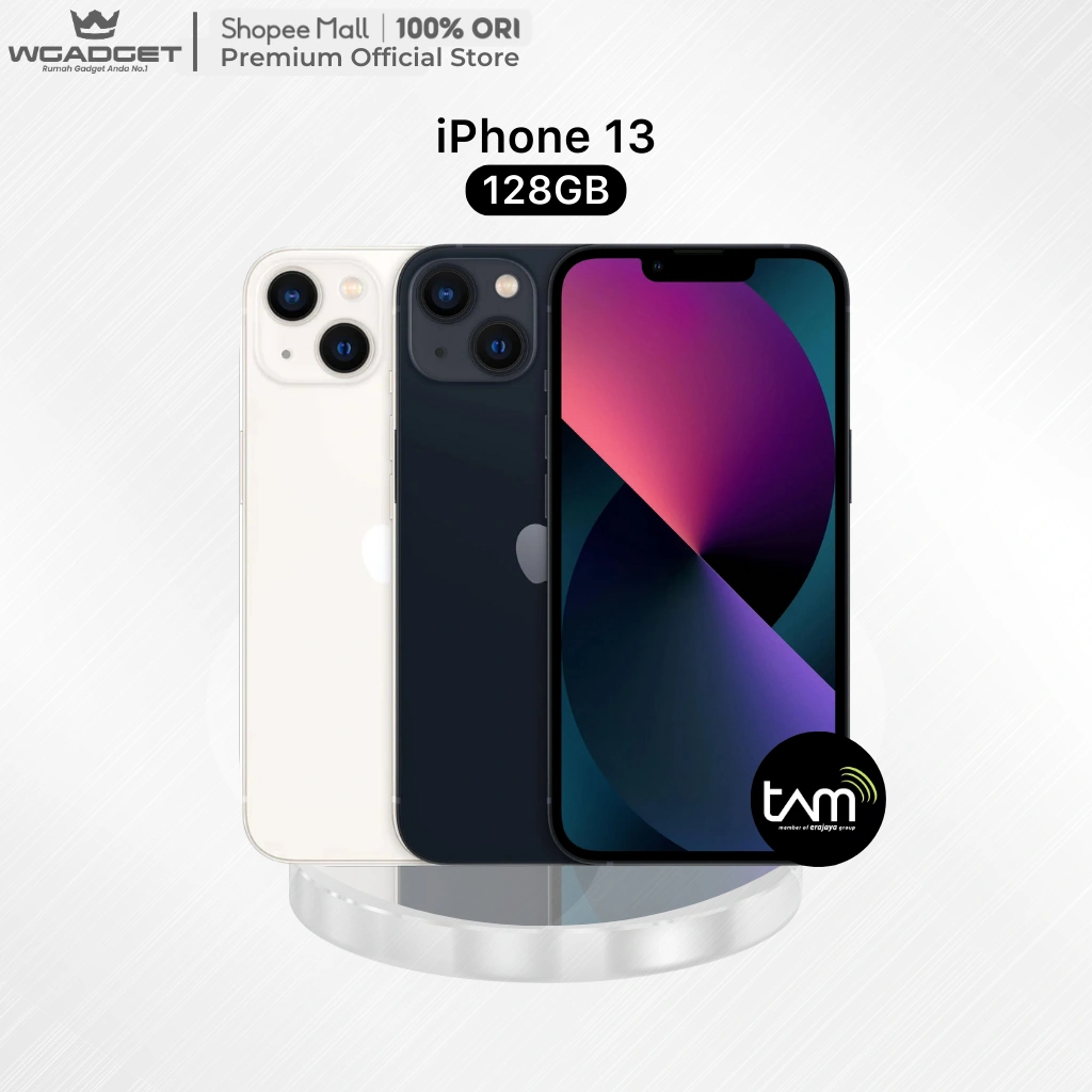 iPhone 13 128GB Garansi Resmi 1 Tahun By TAM