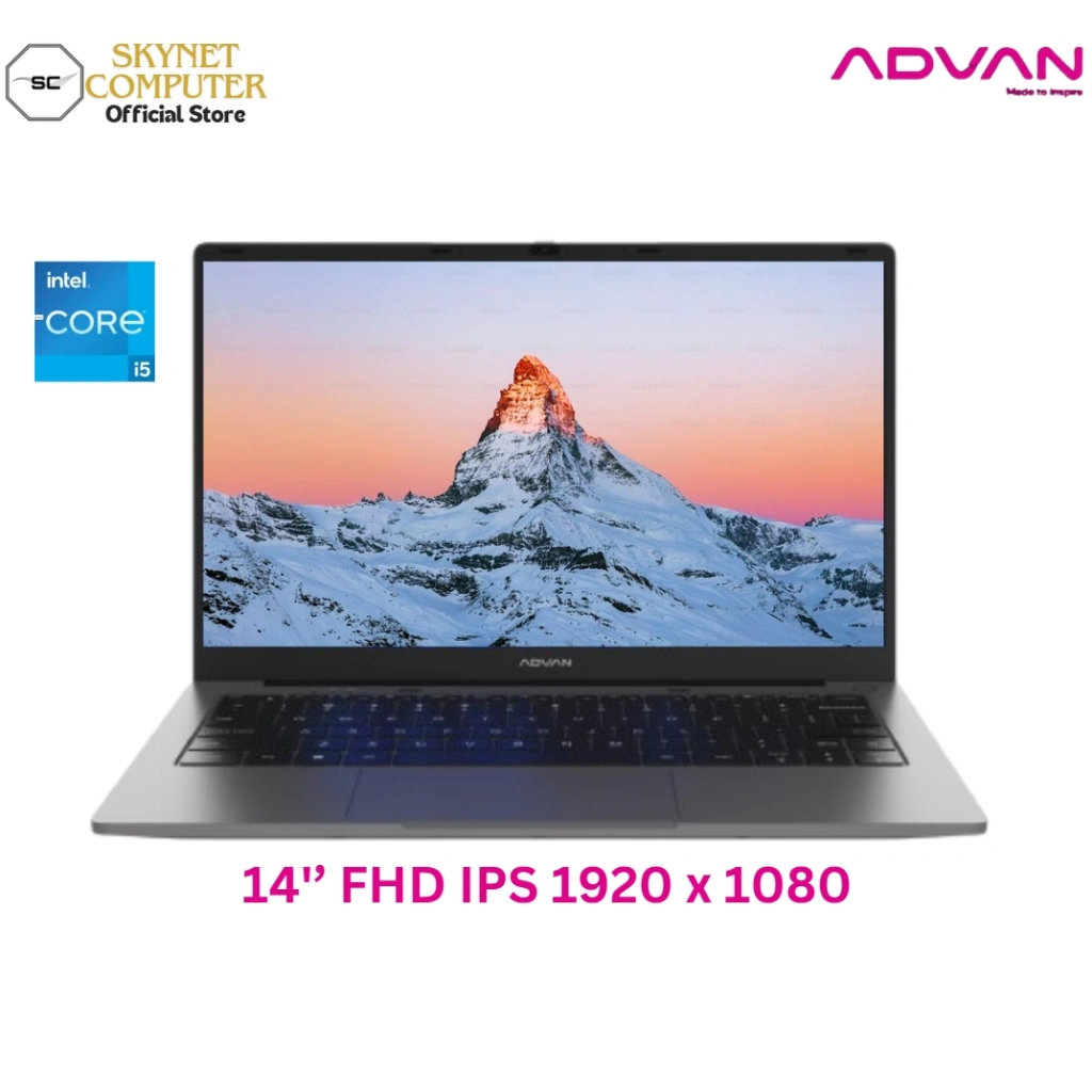 Advan WorkPro Lite Intel core i5 12450H RAM32GB SSD1TB 14'' Fhd Ips Windows 11