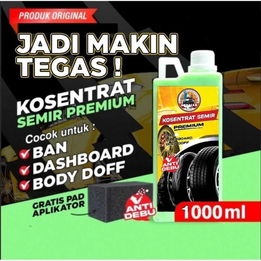 Semir Ban PREMIUM 1LITER / KOSENTRAT SEMIR original , Semir Dashboard, Semir Doortrim, Semir Body Doff