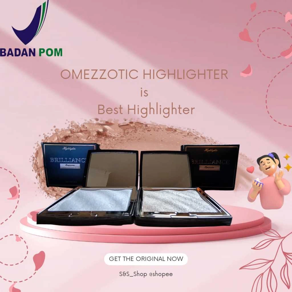 [BPOM] [SALE] HOJO Highlighter && OMEZZOTIC Highlighter Shimmering Glitter Pallette Original Make Up