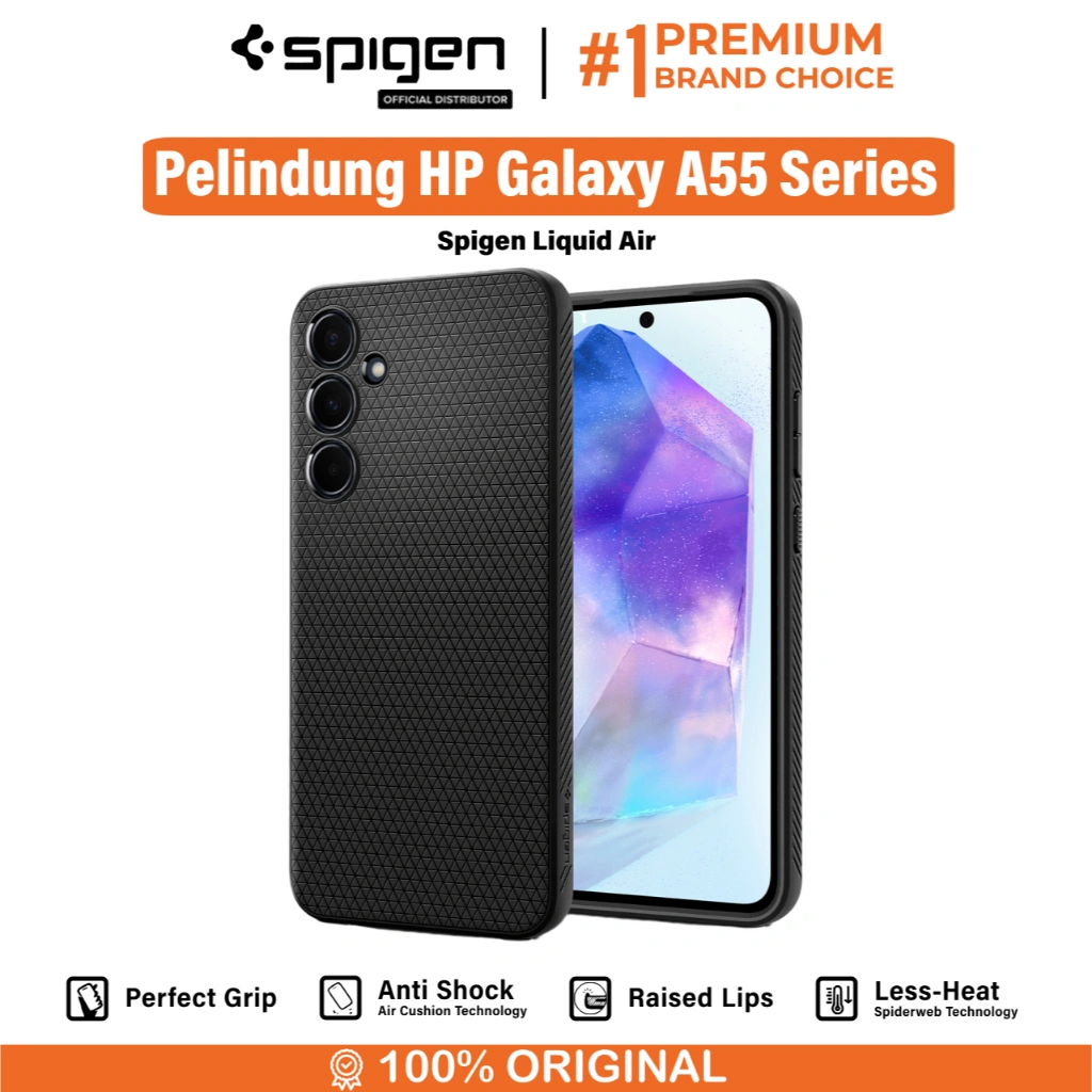 SPIGEN  Case Pelindung HP Case for Samsung Galaxy A55 Liquid Air SoftCase for TPU Cover Casing