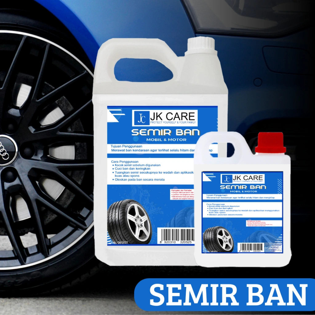 Semir Ban Pengkilap Ban & Penghitam Ban Mobil Motor 5 Liter