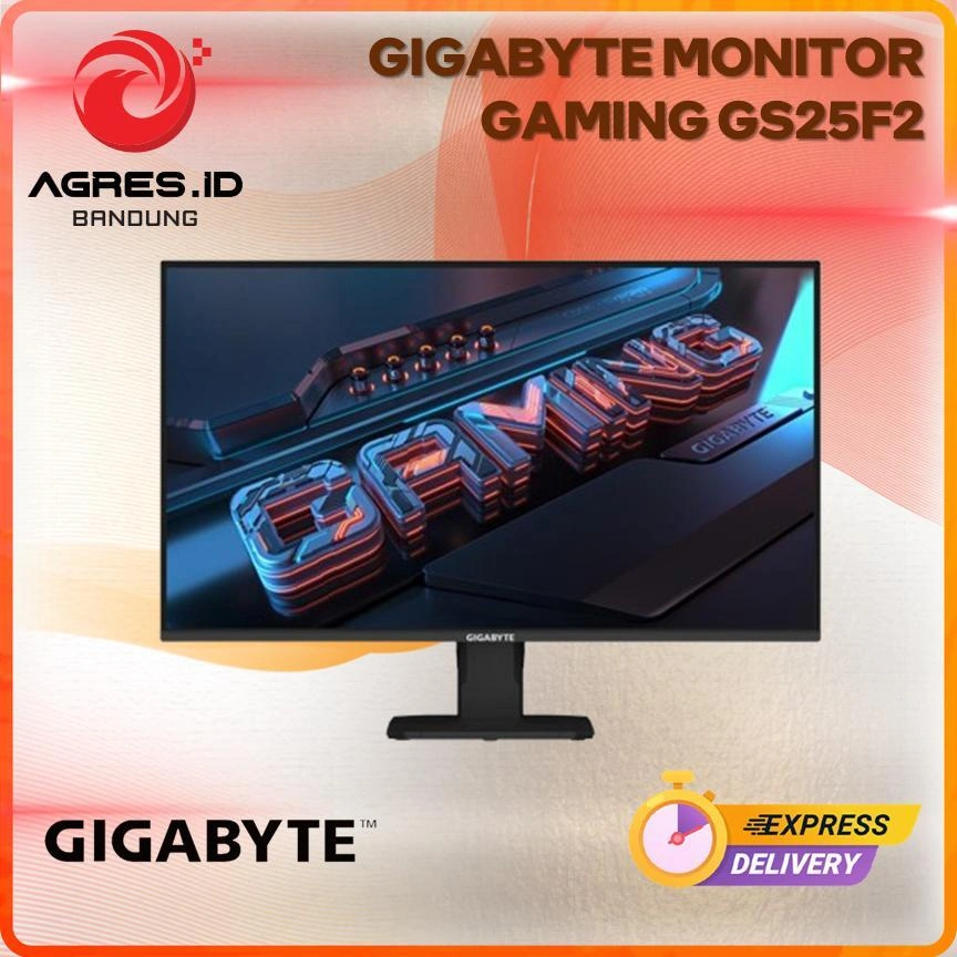 GIGABYTE GS25F2 GAMING MONITOR 25" SS IPS 200HZ 100SRGB HDR 10 FLICKER