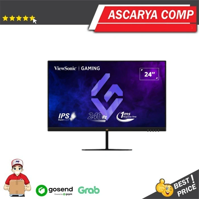 Monitor Gaming LED ViewSonic VX2479A-HD-PRO 24" FHD IPS 240Hz 1ms HDR10