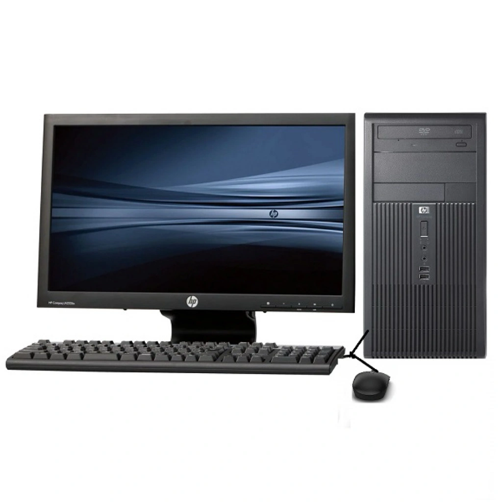 PAKET PC CORE i3 GEN4 RAM 8GB SSD 256GB/MONITOR LED 19INCH LIKE NEW