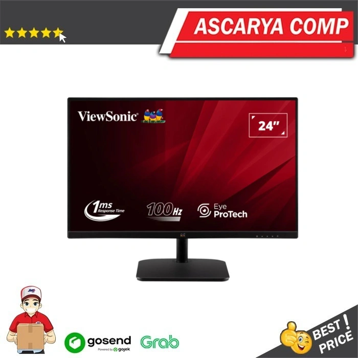 ViewSonic VA2432-h 24” 1080p IPS 100Hz Monitor with Frameless Design