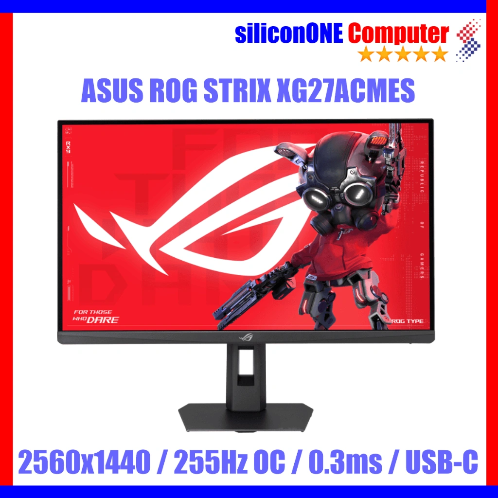 ASUS XG27ACMES 255Hz ROG STRIX Monitor WQHD 2560x1440 0.5ms ELMB Gaming Ai XG27 XG27ACS