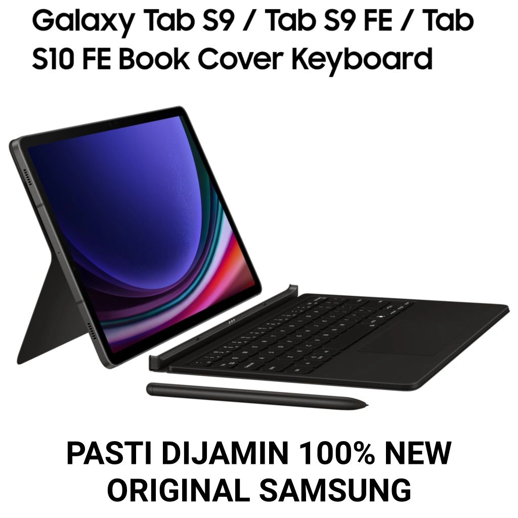 Samsung Galaxy Tab S9 FE S10 Lite Keyboard Touchpad Slim AI Original Bookcover Trackpad Mouse