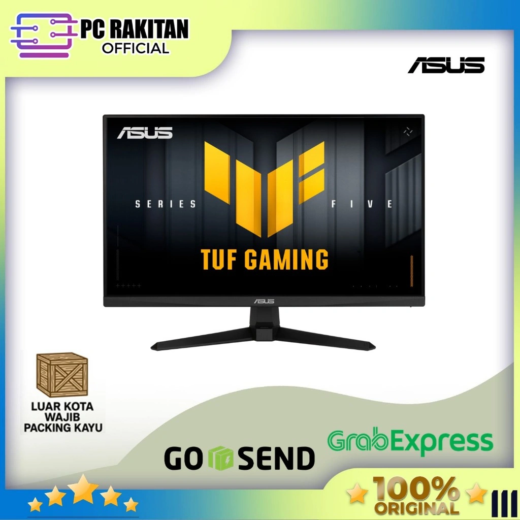 ASUS GAMING MONITOR 25 INCH TUF GAMING VG259QMR5A FAST IPS FHD 1080P 0.3MS 310HZ HDR10 SPEAKER 3Y