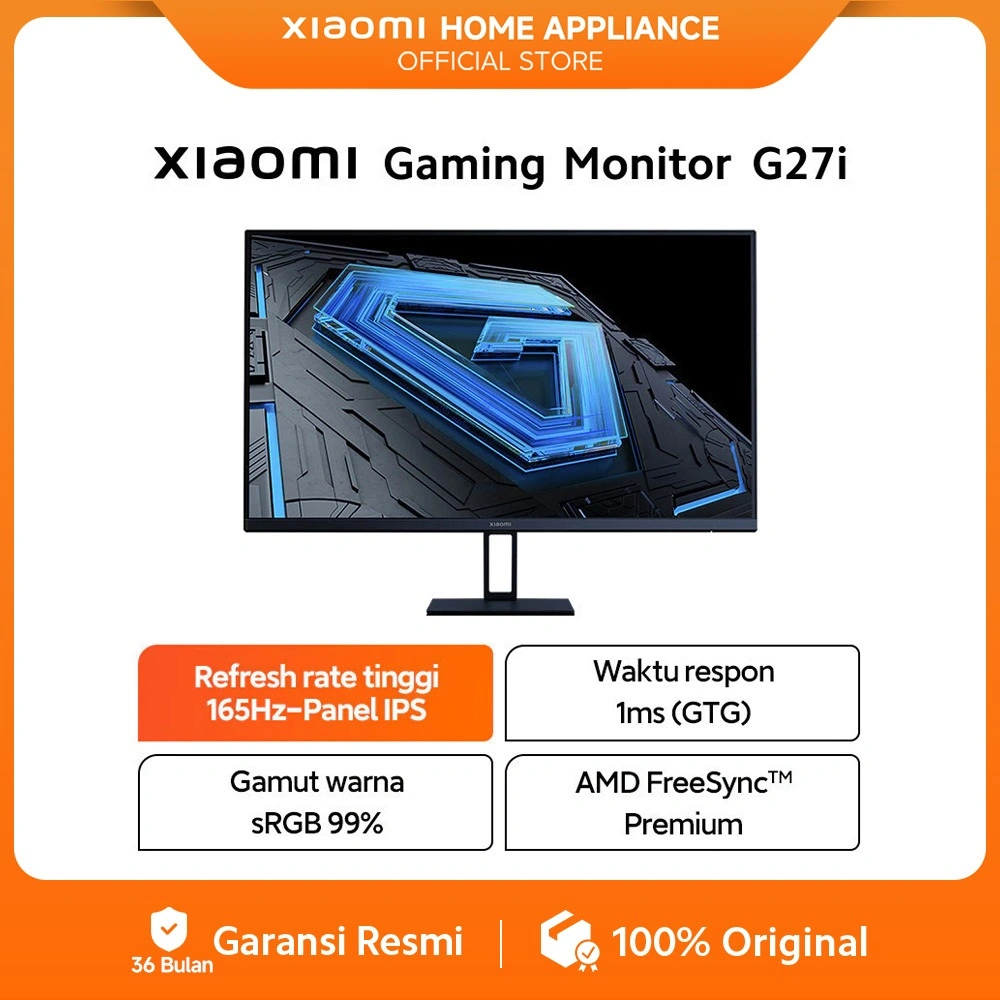 Xiaomi Gaming Monitor G27i 2026 | Faster Refresh Rate 200Hz | Fast IPS FHD Resolution | 1ms GTG Response Time | Certified VESA HDR400 [Official Store]