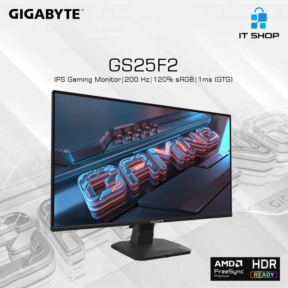 Gigabyte GS25F2 Gaming Monitor 24.5 inch FHD SS IPS 200Hz 1ms (GTG)
