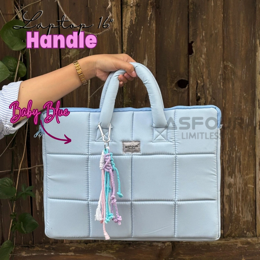 TAS LAPTOP | Tas Laptop Premium Puffer Terbaru 16 inch Tas Laptop Sleeve Handle Puffy Tas Parasut