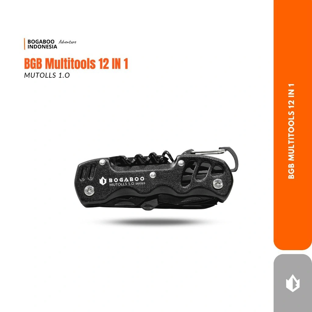 BOGABOO MULTITOOLS 12 IN 1 - Carabiner BOGABOO - BOGABOO Carabiner Tools - Multitools Camping Outdoor