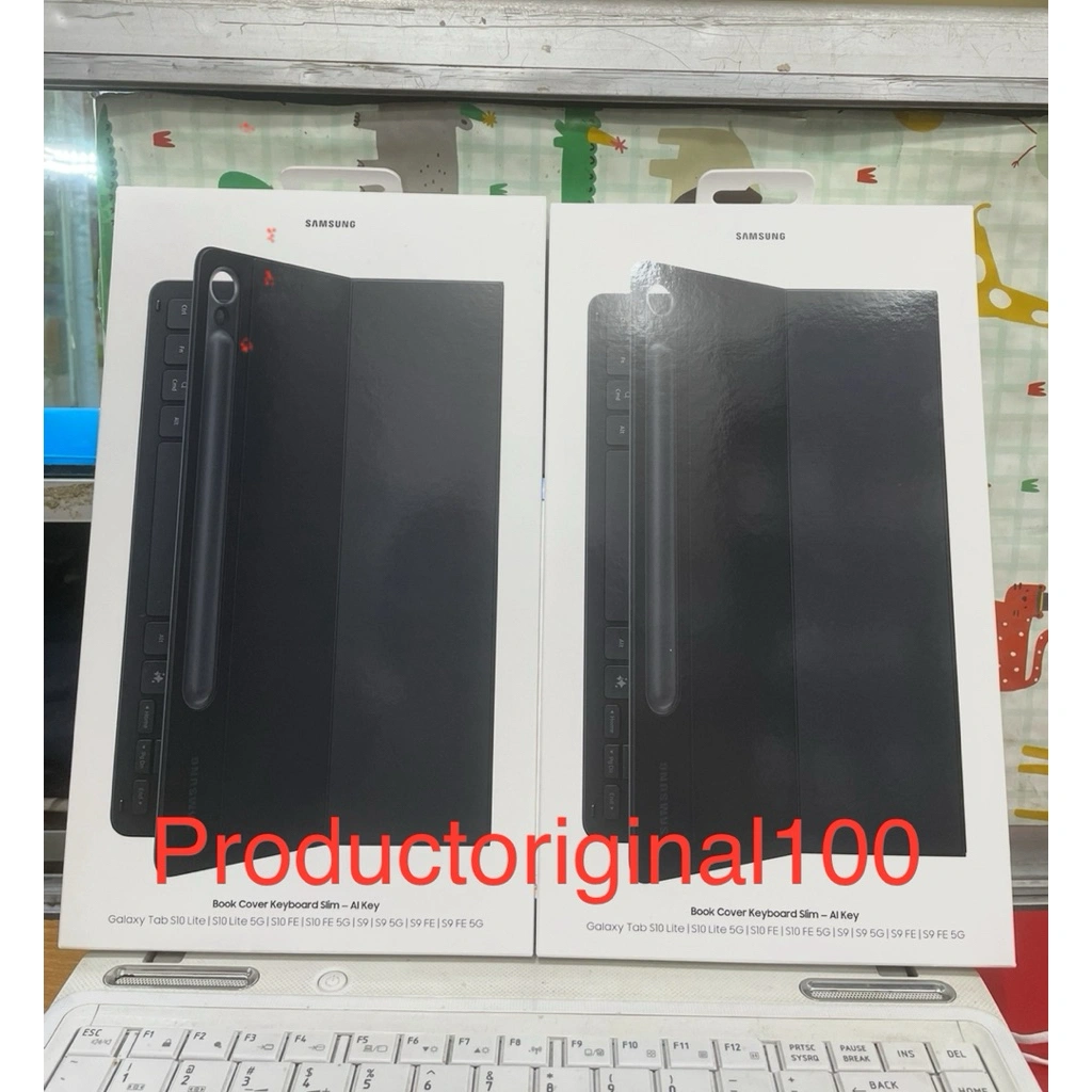 Samsung Book Cover Keyboard Slim - Al Key Galaxy Tab 10 Lite 5G | S10 FE 5G | S9 | S9FE | S9 FE 5G