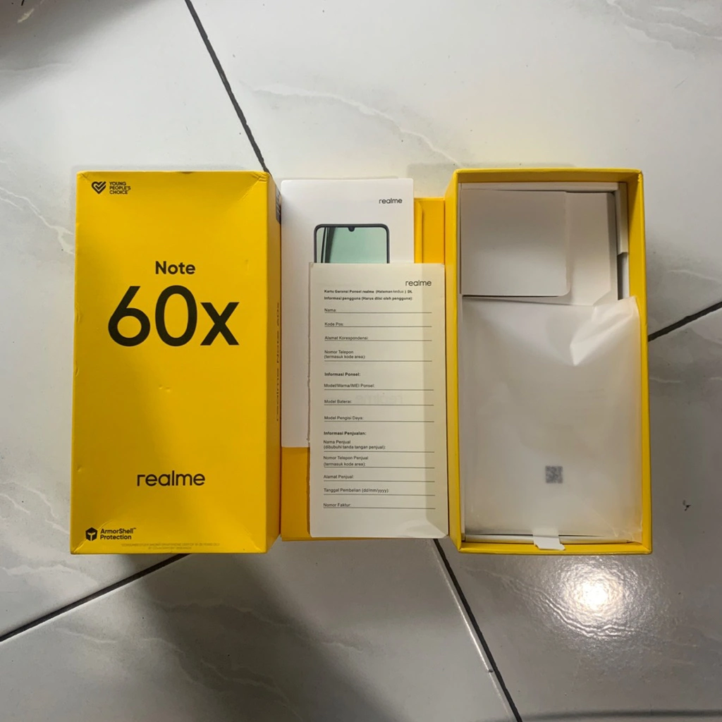 DUS BOOK DUSBOX KARDUS BOX KARTON REALME NOTE 60X ORIGINAL BAWAAN