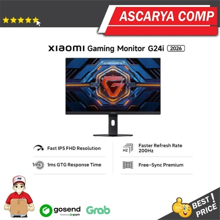 Xiaomi Gaming Monitor G24i 2026 | Fast IPS FHD Resolution | Faster Refresh Rate 200Hz