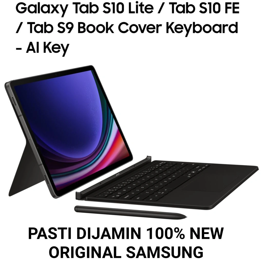 Samsung Galaxy Tab S10 FE Lite Keyboard AI Touchpad Slim Original Bookcover Trackpad Mouse