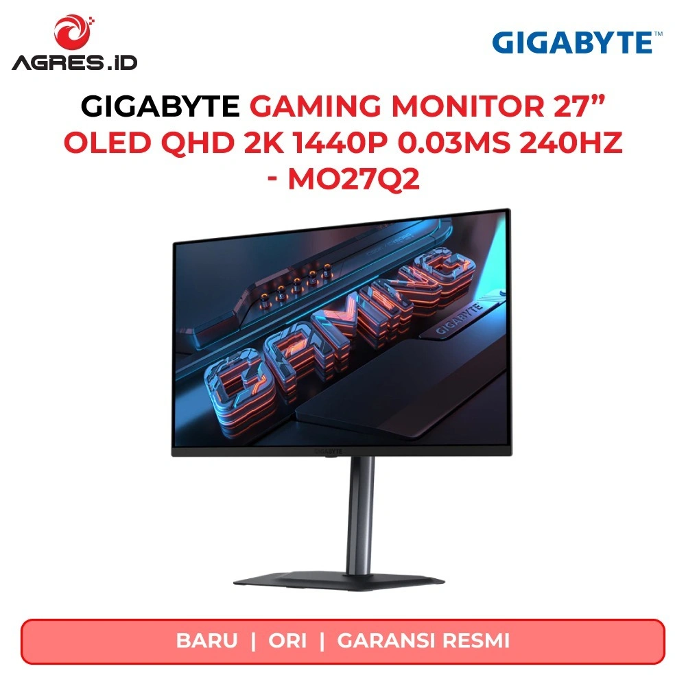 GIGABYTE MO27Q2 Gaming Monitor 27inch OLED QHD 2K 1440P 0.03MS 240HZ