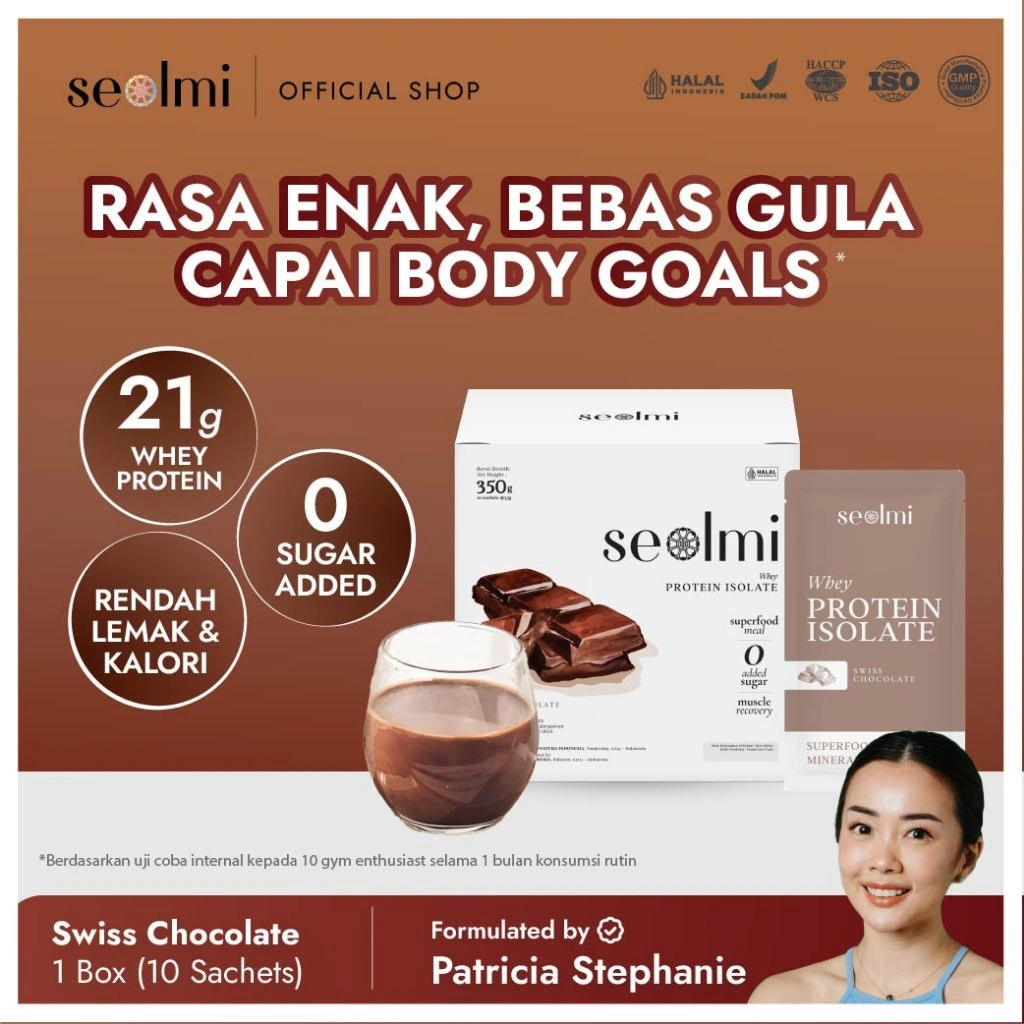 Seolmi Whey Protein Isolate Box 350Gr- Chocolate