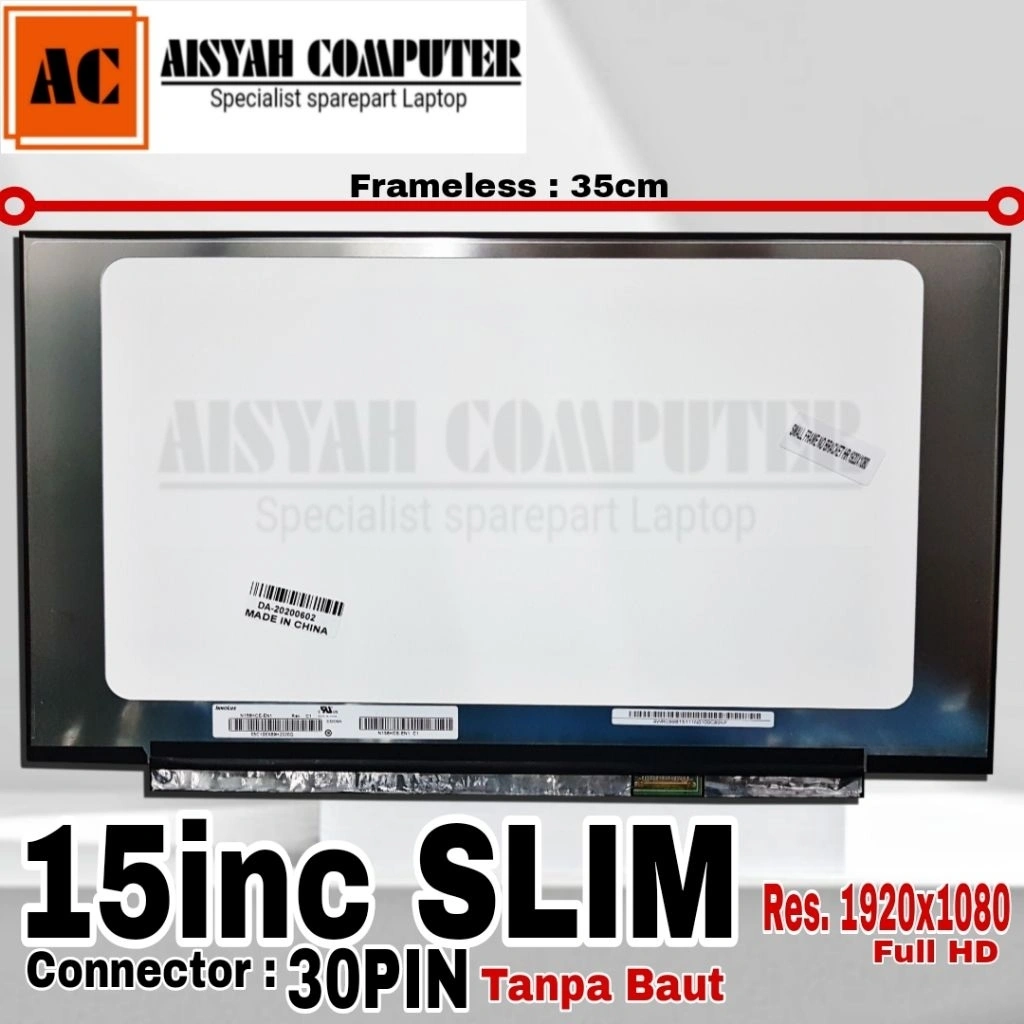 15.6" LCD For HP 250 G8 255 G8 G10 Screen 1920x1080 IPS 15.6 FHD Matrix for Laptop Display LED Panel