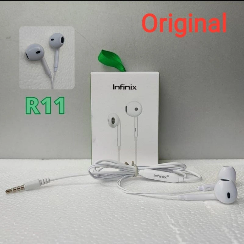 Headset Earphone Infinix Original Bawaan Hp Copotan