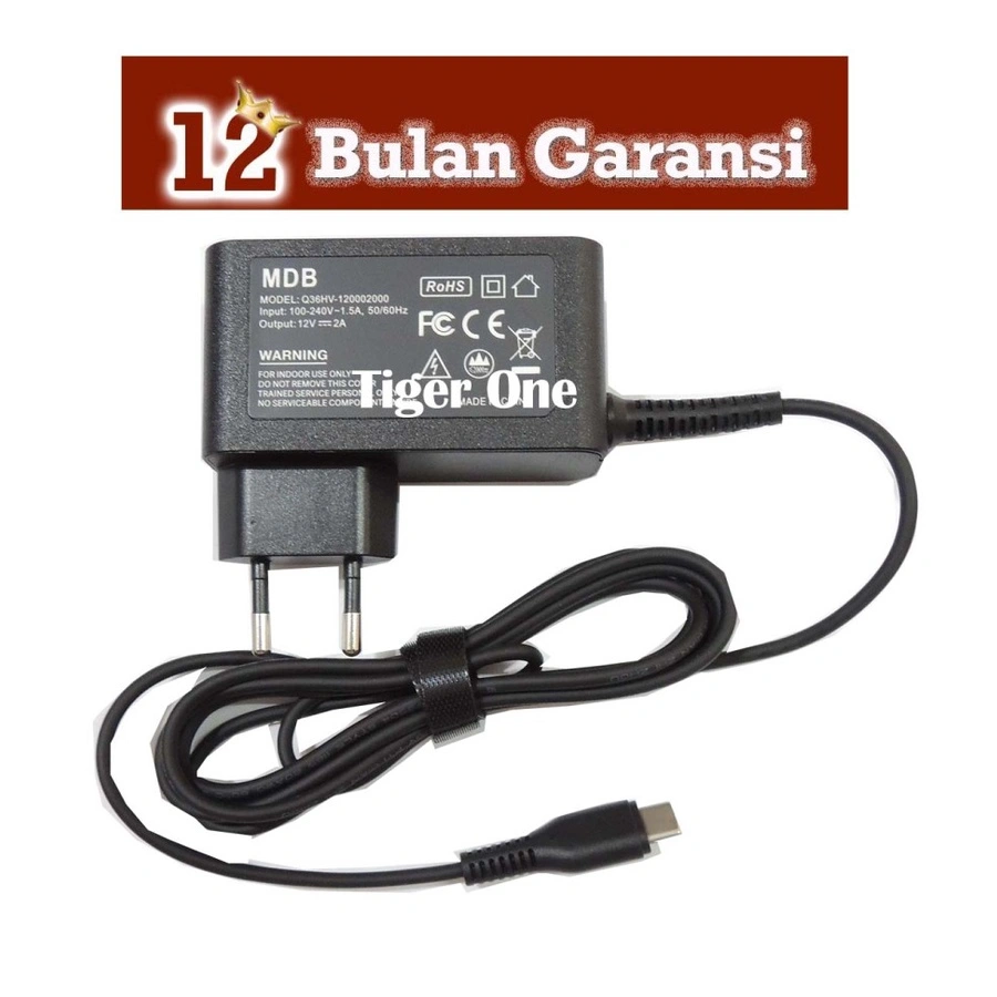MDB Charger Adaptor  Cocok Untuk  Chuwi Hi13, HL13,USB C 12V 2A