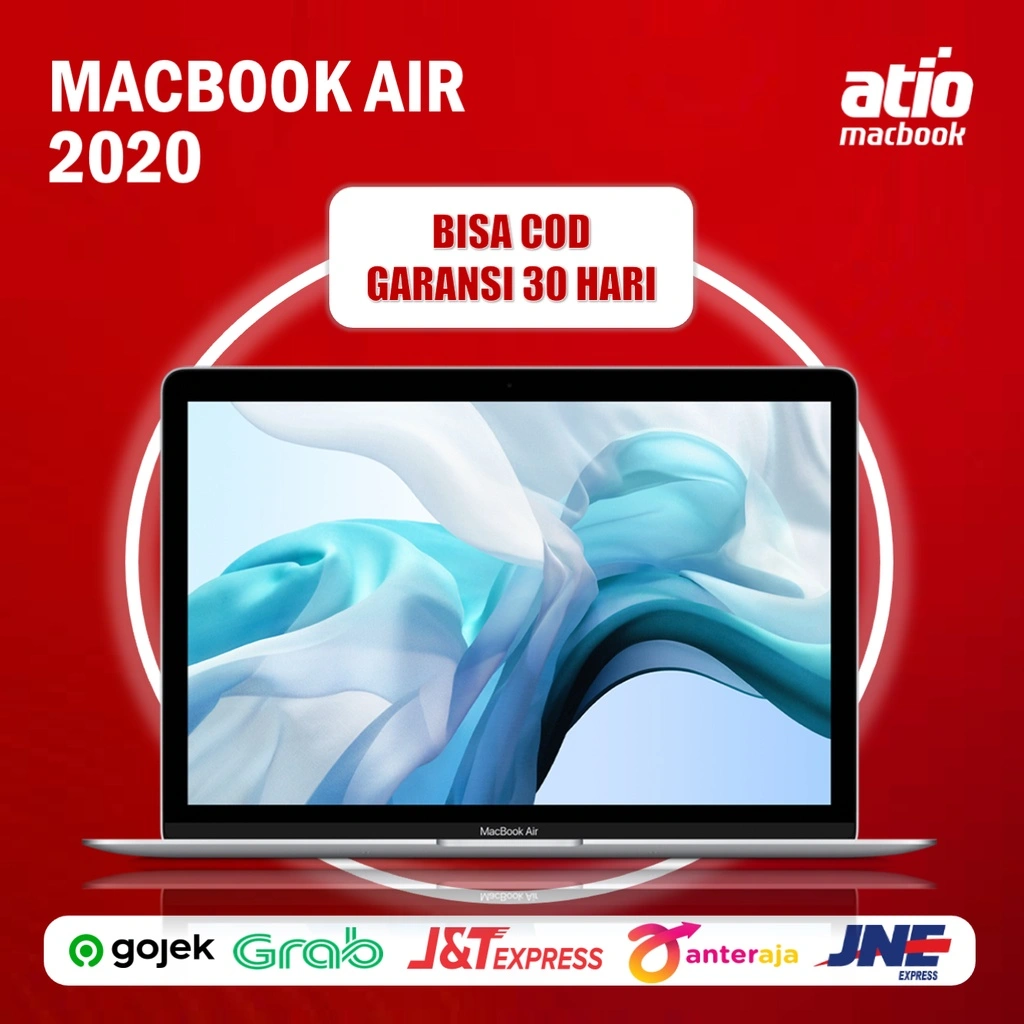 MACBOOK AIR 2020 i3 i5 M1 8/128GB 8/256GB SECOND MULUS, TERMURAH
