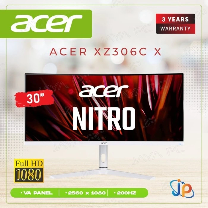 Monitor Acer Nitro LED XZ306C X - Curved 2K UWFHD 30" Inch