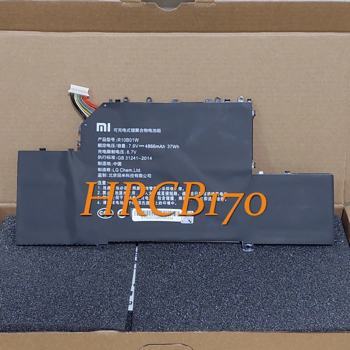 Baterai Laptop R10B01W For XIAOMI MI Notebook AIR 12.5 Inch (7.6V 37W) -HRCB