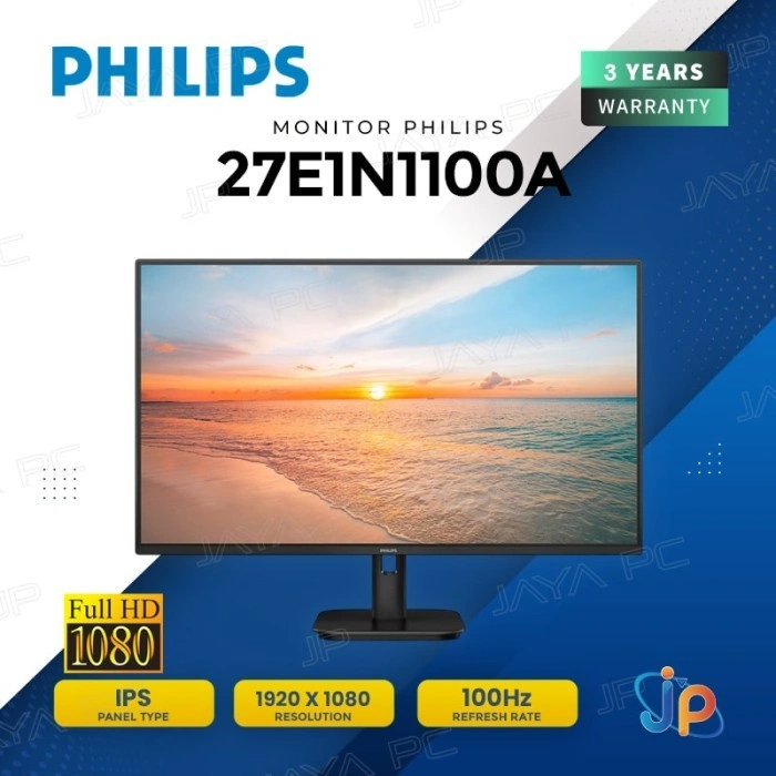 Monitor Philips LED IPS 27E1N1100A - Full HD 27" Inch