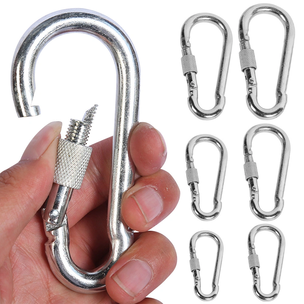 Karabiner Nut Snap Hook Lock Carabiner Stainless Galvanised Steel M8, M10