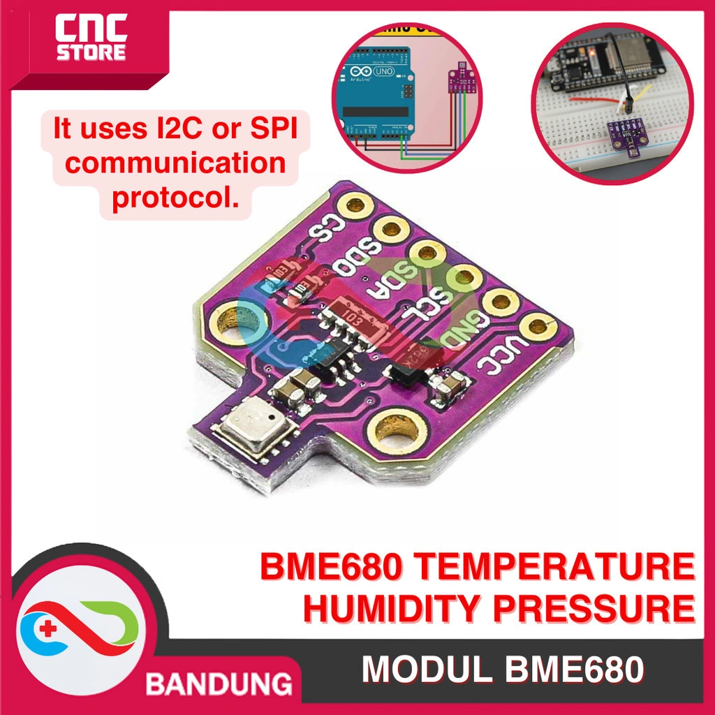 MODUL BME680 TEMPERATURE HUMIDITY PRESSURE & AIR QUALITY GAS SENSOR