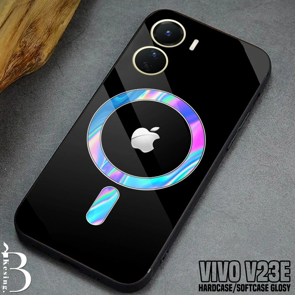Case VIVO Y16 - Casing VIVO Y16 Motif Logo Magsafe - Silikon Hp VIVO Y16 - Softcase Hp - Kondom Hp - 2D Hardcase Glosy - Pelindung Hp - Mika Hp - Case Terlaris - Cassing Hp VIVO Y16 - Softcase Kilau