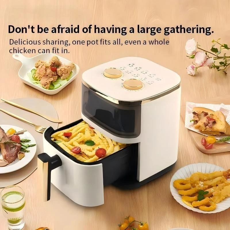 Air Fryer 8L Penggorengan Sehat Bebas Minyak Anti Lengket Garansi 1 Tahun