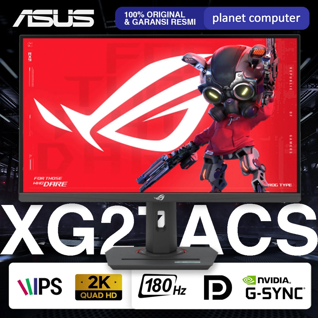 ASUS ROG XG27ACS / XG27ACMES Monitor LED 27" Fast IPS 1440p QHD 180Hz USB-C HDR 2K