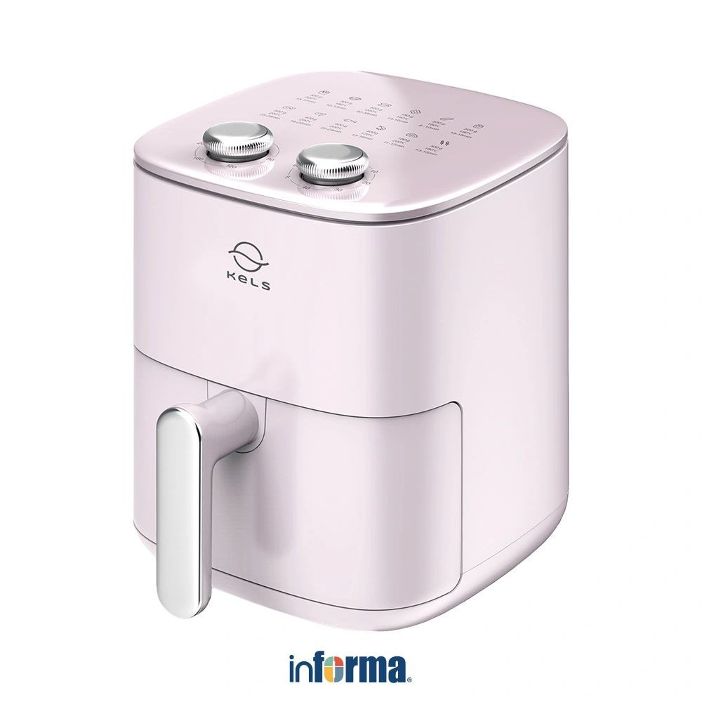 Informa Kels 3 ltr Lexy Air Fryer - Ungu Pale Goreng Pembuat Makanan Penggoreng Tanpa Minyak Elektronik Dapur Penggorengan Udara Dapur Memasak Oven Udara