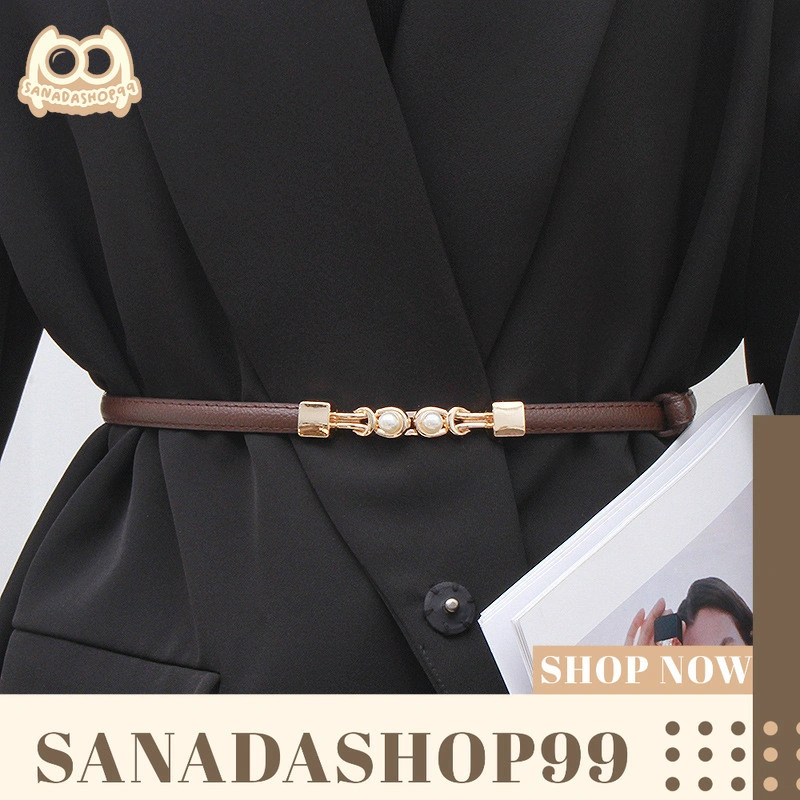 (SB20) Ikat Pinggang Wanita Polos Slim Casual Kulit Pu Fashion Ikat Pinggang Wanita Berkualitas