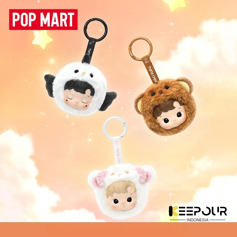 POPMART Hacipupu The Constellation Series-Viny Blind Box Toys Cartoon Sagittarius Keychain Bag Ornaments Girls Birthday Gift