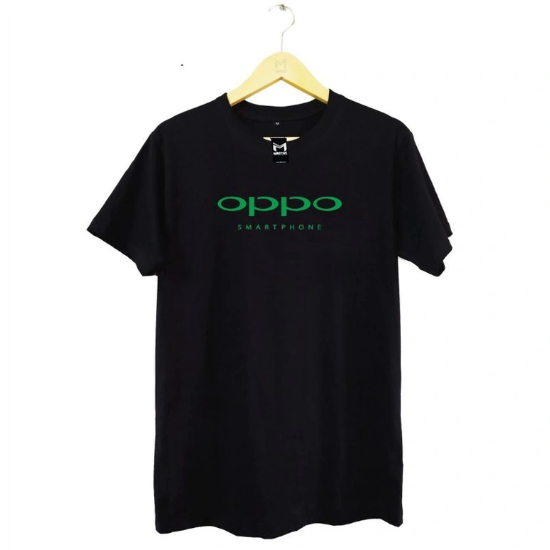 kaos oppo smart phone/kaos distro pria/kaos logo smart phone