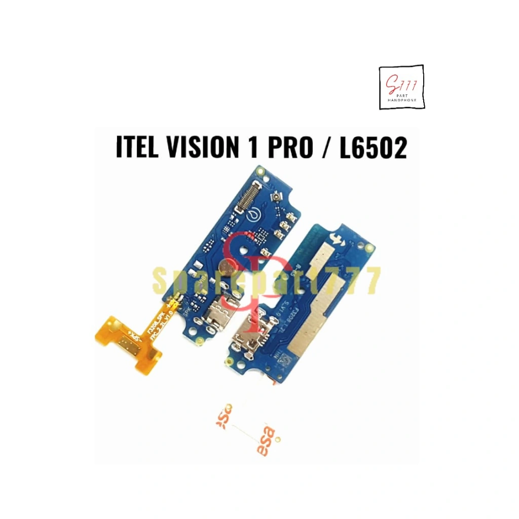 Papan Connector Charger Mic Handsfree Itel Vision 1 Pro / L6502 - PCB Charger Cas