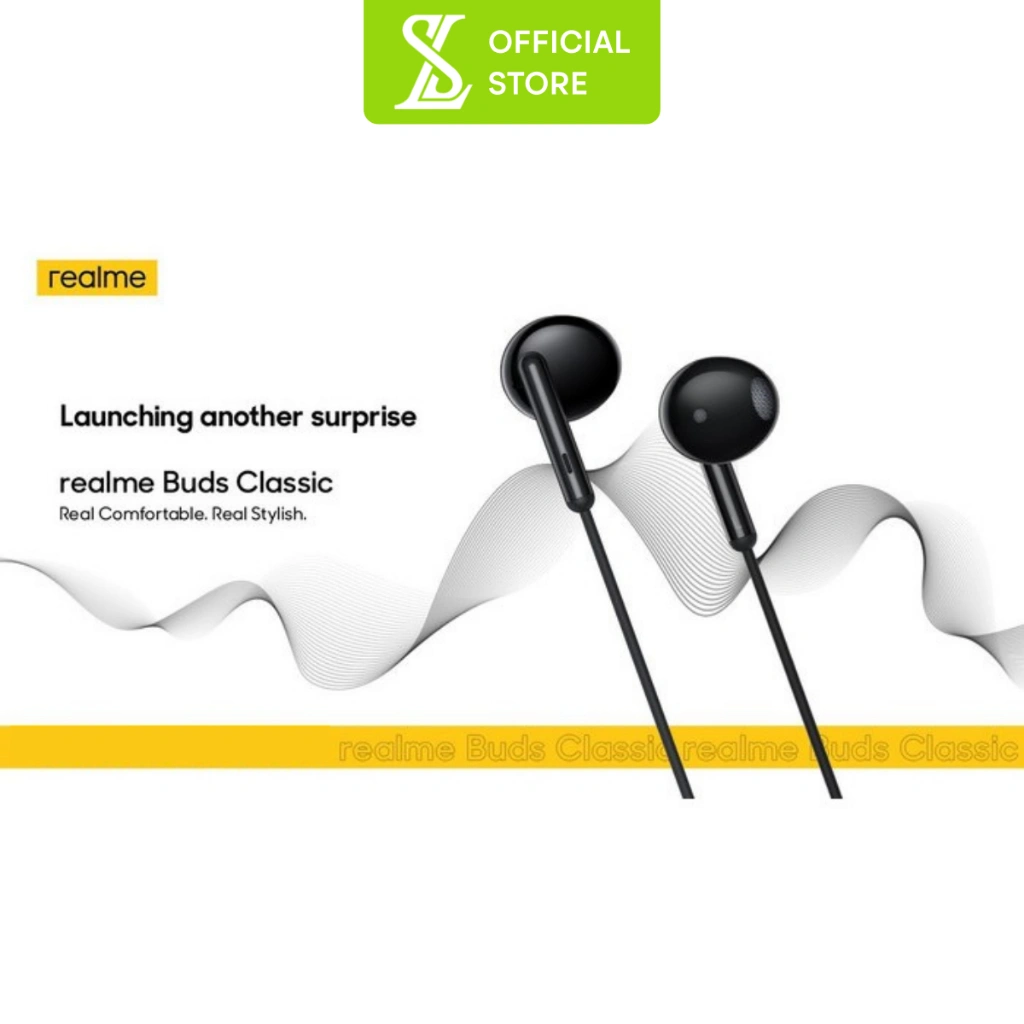 Headset Realme / Earphone Realme Buds Clasic Original 100%