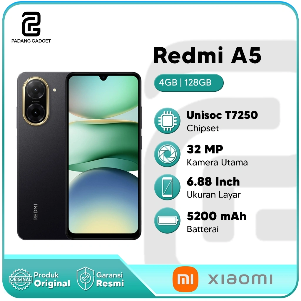 Xiaomi Redmi A5 4+4GB/128GB Hp murah 1jtan Hp Android Smartphone Original Garansi Resmi