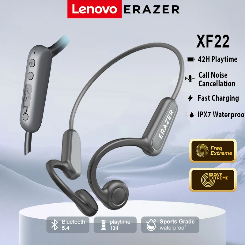 Lenovo ERAZER XF22 Earphone Bluetooth Bone Conduction Headset OWS 5.4V Wireless Sport Headphone