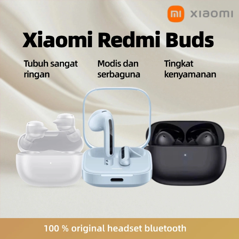 Xiaomi Redmi Buds 3/4/5/6 100 % original headset bluetooth