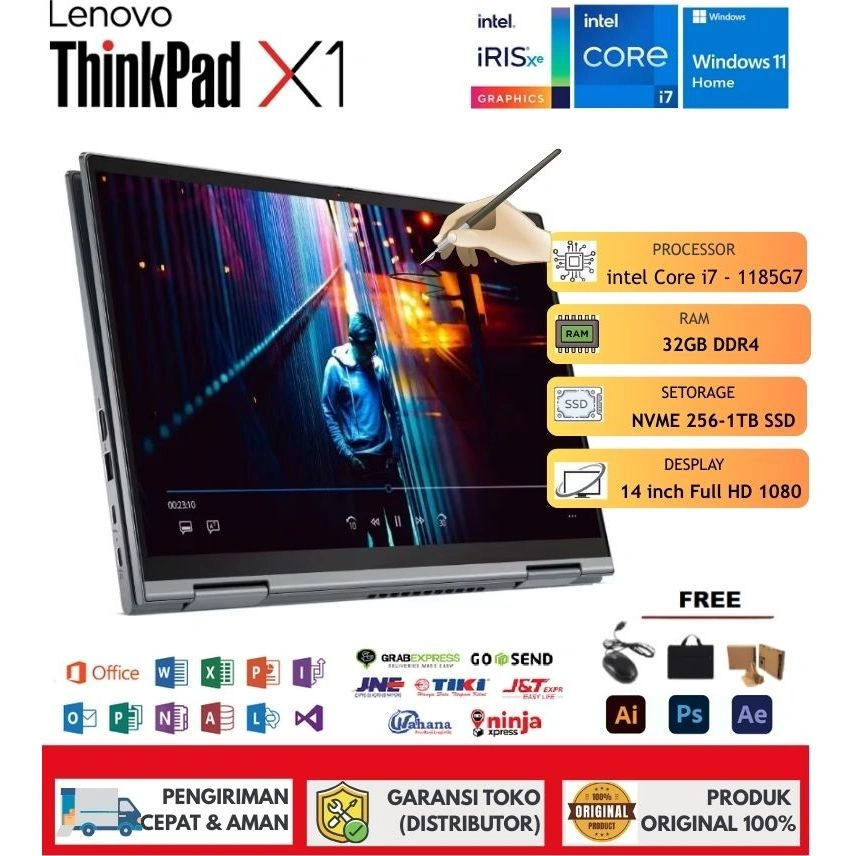 Laptop Lenovo Thinkpad X1 YOGA 6 i7 GEN 11 RAM 32GB/1TB SSD