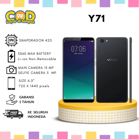 SMARTPHONE Y71 RAM 6/128GB