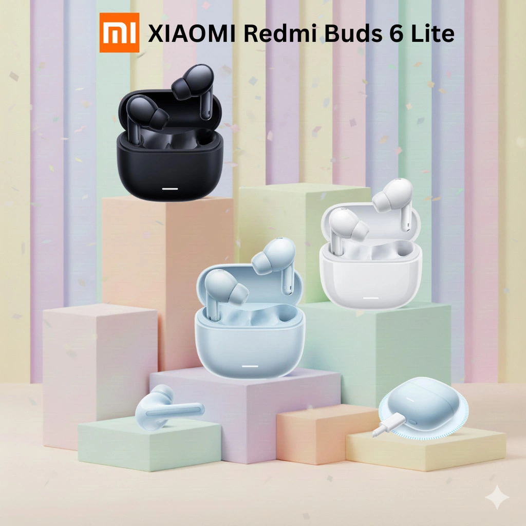 XIAOMI Redmi Buds 6 Lite Tws Ai Noise Cancellation 42 Db Hybrid Anc 38 H