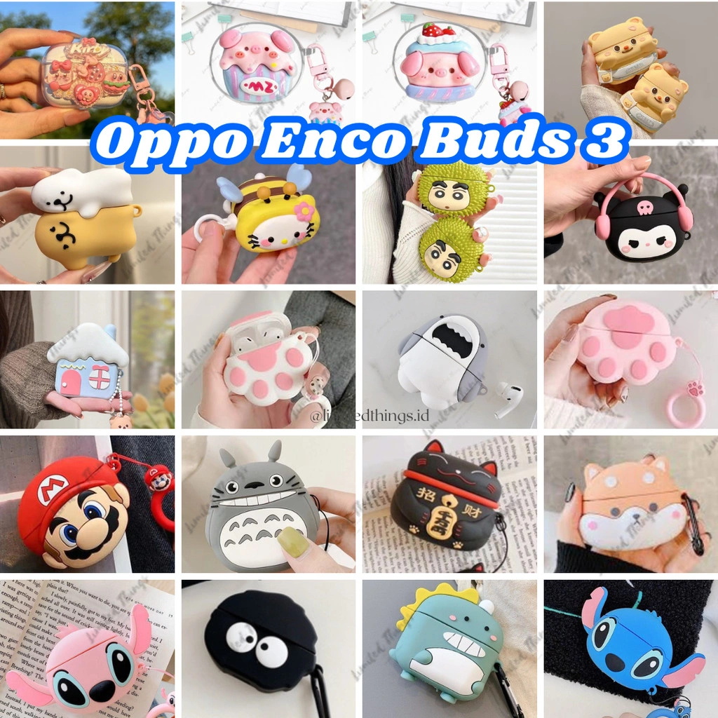 PREMIUM Case Oppo Enco Buds 3 Case Character Bluetooth Wireless